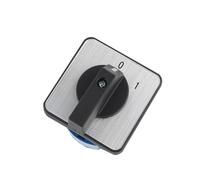 Sélecteur rotatif à came de changement électrique 32Amp, 660V, contrôle marche-arrêt un niveau et 2 positions, fourni en usine, Unité de contrôle