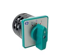 Sélecteur rotatif à cames vert 3 positions LW6-2/B184, 2 pôles, 380 V CA, 220 CC, 5 A