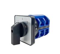 Sélecteur universel monté sur rail 63A LW26-63/2, circuit de commande sélection à deux pôles, interrupteur came rotatif contact argenté(MOA)