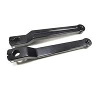 Sélecteur Vitesse Gear Shifter en Métal 1 paire de leviers de vitesse à talon et bout en aluminium noir, accessoires de moto pour Harley Street Glide FLHXS Fat Boy Night Manette Levier de Changement