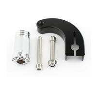 Sélecteur Vitesse Gear Shifter en Métal Convient pour Harley Softail Fat Boy Breakout Street Bob Low Rider ST/S, levier de vitesse en aluminium avec repose-pieds Manette Levier de Changement(I)