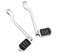 Sélecteur Vitesse Gear Shifter en Métal Leviers de changement de vitesse avant et arrière avec repose-pieds pour Harley FL Softail 1986-2017 et Road King 1988-2025 Manette Levier de Changement