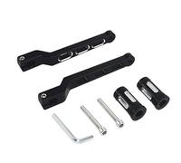 Sélecteur Vitesse Gear Shifter en Métal Leviers de changement de vitesse pour motos Harley-Davidson FL Softail Electra Street Tri Glide Ultra Classic Road King Manette Levier de Changement(Black)