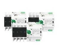 Sélecteurs De Transfert Automatiques À Double Alimentation For Systèmes PV Et Onduleurs, 2P, 3P, 4P, Rail DIN, Ininterrompus, 63 A, 100 A, 125 A(2P,125A)