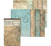Selection 8 Rice paper A6 backgrounds - Around the world