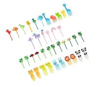 Sélection alimentaire pour enfants, animaux de dessin animé, cure-dents de fruits pour enfants, fourchettes à fruits, accessoires pour déjeuner bento