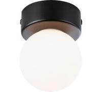 Paulmann Plafonnier Selection Bathroom Gove IP44 G9 230 V 20 W max gradable Noir mat Satin
