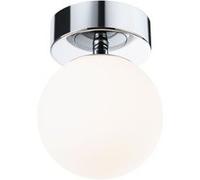 Paulmann 71064 Plafonnier LED Selection Bathroom Gove IP44 3000K 400lm 230V 5W Chrome, Satin luminaire de salle de bain