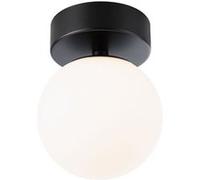 Paulmann 71071 plafonnier LED Selection Bathroom Gove IP44 3000K 400lm 230V 5W Noir mat, Satin luminaire de salle de bain
