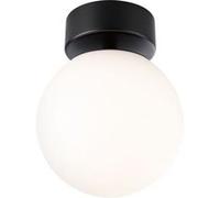 Paulmann 71072 Plafonnier LED Selection Bathroom Gove IP44 3000K 900lm 230V 9W Noir mat, Satin luminaire de salle de bain