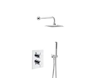 Sélection Cazabox Ensemble de Douche Blautherm - Tête carré 225 x 225 mm