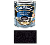 Sélection de couleurs Hammerite Vernis de protection métallique antirouille 250 ml Martelé (Martelé Noir)
