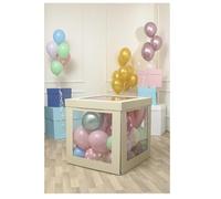 Sélection de papeterie Varzi depuis 1956 Boîte moyenne blanche, 50 x 50 x 50 cm