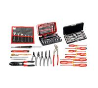 Sélection électricien 69 outils - boîte à outils métal - FACOM - 2132.EL31
