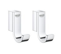 Sélection Lot de 2 patères murales fixations invisibles, chrome (41039000-Duo)