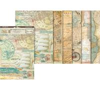 Selection Lot de 6 feuilles de papier de riz A4 - Around the World