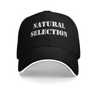 Sélection naturelle Soleil Casquette de baseball d’été Unisexe-Teens Casquette de camionneur personnalisée Réglable Street Style Tennis Skate Casques de BaseballCotton, pour toutes les saisons
