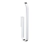 Selection Porte-papier toilette pour 2 rouleaux avec fixations cachées, Chrome (41067000)