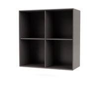 Montana Étagère SHOW 69.6x69.6 cm avec rail de suspension 35-Coffee