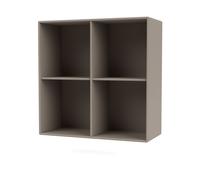 Montana Étagère SHOW 69.6x69.6 cm avec rail de suspension 141-Truffle