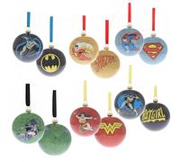Sélection Varzi Depuis 1956 Set 6 Balles Arbre De Noël DC Comic Heros