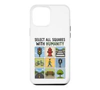 Sélectionnez Tous Les carrés avec l'humanité Funny Meme I'm Human Coque pour iPhone 12 Pro Max