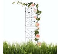 Sélections Twin Pack Metal Garden Trellis avec Motif de Feuille Support de Plante extérieure pour l'escalade de Fleurs, légumes et vignes Fer Robuste