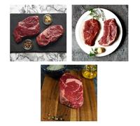 SELECTIV Viandes d'exception I Colis Boeuf Argentine : 4 Noix Entrecôte (4x200g) - 2 Entrecôtes XL (2x300g) - 4 Faux Filet (4x200g) - 2,2kg - Argentine