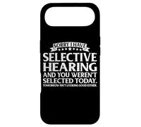 Selective Hearing Not Listening Not Selected I Don't Listen Coque pour iPhone Air