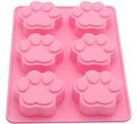 Selecto Bake 1 Moules en Silicone Patte et Os de Chiot, Moules en Silicone Antiadhésifs de Qualité Alimentaire pour Chocolat, Bonbons, Gelée, Glaçons, Friandises pour Chien