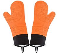 Selecto Bake Gants de Four résistants à la Chaleur, Coque en Silicone imperméable avec Doublure en Coton pour Une Utilisation dans la Cuisine Lorsque Vous cuisinez