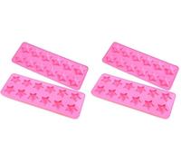 Selecto Bake Magic Stars Moule à bonbons en silicone pour bonbons, moules à chocolat en silicone, cire à gâteau, savon fondant pour gâteaux sucrés (Lot de 2)