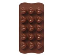 Selecto Bake Moule à bonbons gommeux au chocolat en forme de cœur pour la Saint-Valentin, 15 cœurs pour la cuisson, le moulage de décorations de gâteaux, bonbons, chocolats, biscuits