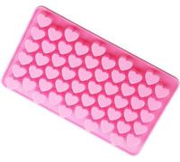 Selecto Bake - Moule à chocolat en silicone en forme de mini 55 cœurs rose