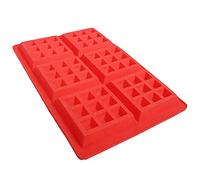 Selecto Bake Moule à gaufres rectangulaire en silicone,pour chocolat, gelée, des brioches et des gâteaux salés sur un bâton, loisirs créatifs