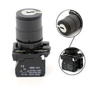 Selector Key Switches XB5-AG33 3 Position Selector 2NO Open Hole Black Rotary Black Switch MQXFCZUX