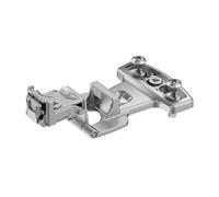 Selekta Pro 2000 E Charnière de base 180°, support -3,2 mm, avec manchons d'écartement, nickelé