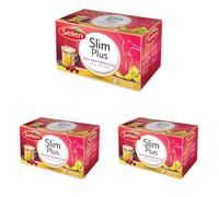 Selen Slim Plus Cherry Thé aux herbes, 20 Individually Wrapped Tea Bags (Lot de 3)