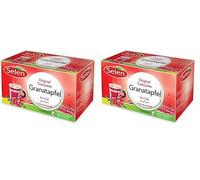 Selen Thé aux fruits à la grenade turque originale, 20 sachets de thé emballés individuellement - 44g (Lot de 2)