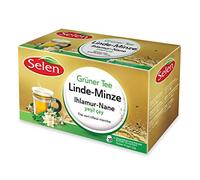 Selen Thé Vert Tilleul-Menthe Thé aux herbes, 20 sachets de thé emballés individuellement - 36g