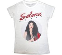Selena Gomez T-shirt 80's Glam Femme M Blanc Import
