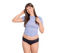 SELENACARE Perioden Sous-vêtements menstruels modernes hipster pour femme, culotte lavable et antibactérienne, 100 % végétalien, absorption 25 ml, Rose, S