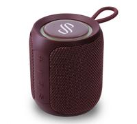 Selencia AquaPlay Enceinte Bluetooth - Enceinte sans fil - Étanche - Bordeaux