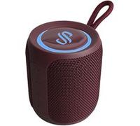 Selencia AquaPlay Enceinte Bluetooth - Enceinte sans fil - Étanche - Bordeaux