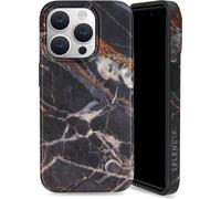 Coque iPhone 15 Pro - Aurora Fashion - Marbre noir -