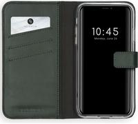 Selencia Bibliothèque en cuir véritable pour iPhone X / Xs - Vert