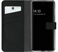Selencia Bibliothèque en cuir véritable pour le Samsung Galaxy A32 (4G) - Noir