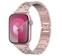 Selencia Selencia Bracelet à maillons scintillants Watch Series 1 t/m 9 / SE (38/40/41 mm) | Series 10 / 11 (42 mm) Rose Rose