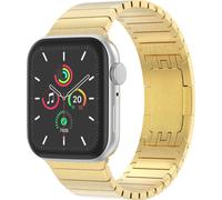 Selencia Bracelet acier pour l'Apple Watch Series 1 à 10 / SE / Ultra (2) (44/45/46/49 mm) - Or