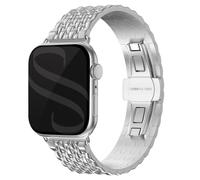 Selencia Bracelet dragon en acier pour Apple Watch | 38/40/41/42 mm - Argent
